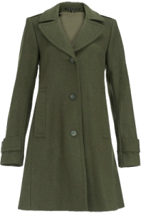 Hudson box pleat coat