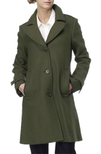 Hudson box pleat coat