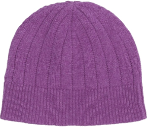 Ribbed cashmere hat