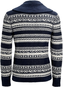 Shawl collar cardigan