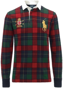 Rl tartan polo shirt